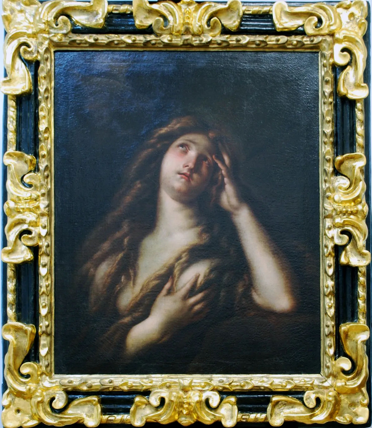 Restauración de la Magdalena Penitente, una obra del pintor napolitano Andrea Vaccaro (siglo XVII)