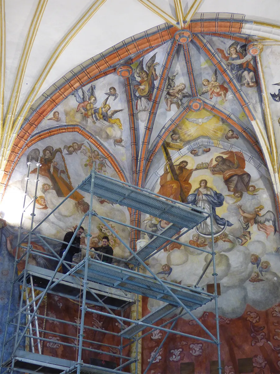 Restauración de la Magdalena Penitente, una obra del pintor napolitano Andrea Vaccaro (siglo XVII)