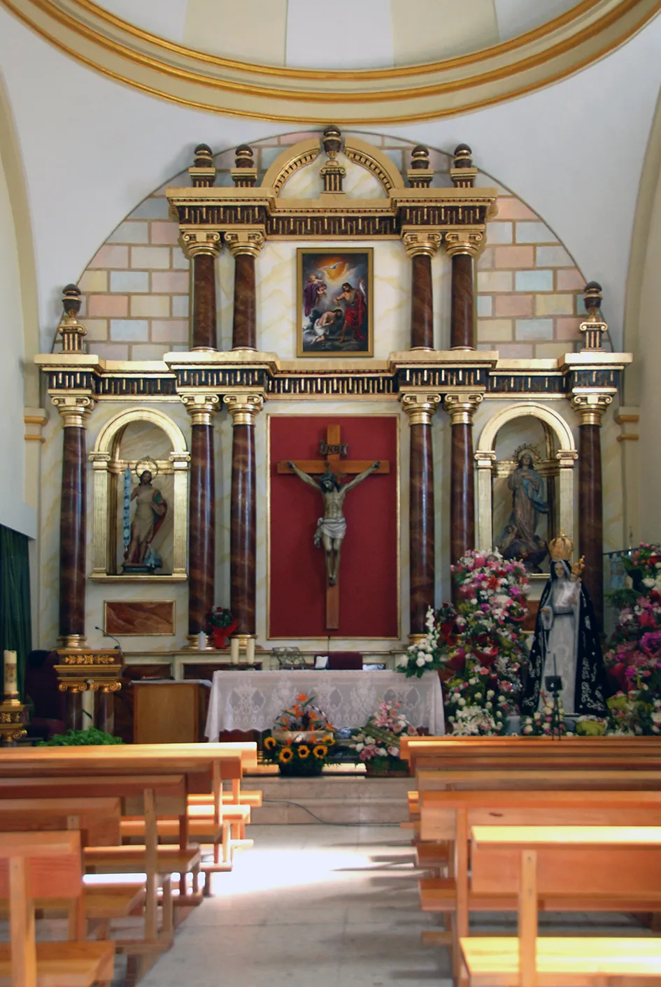 Retablo Mayor Iglesia de San Juan, Pozohondo.