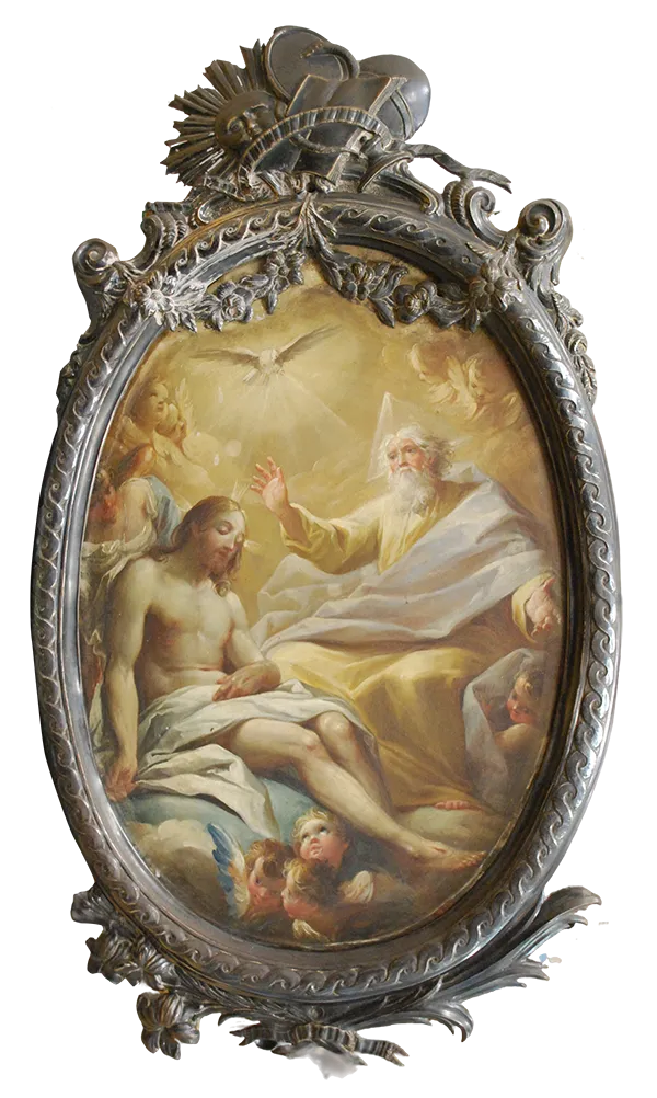 Dios Padre con Cristo muerto de Mariano Salvador Maella